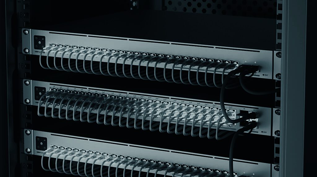 Fiber and network lighting installation